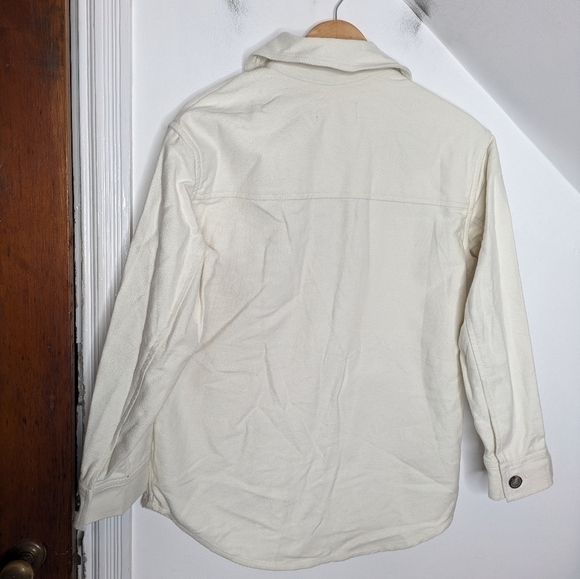 EVERLANE Women's Canvas The Oversized Shirt Jacket NEW Size S - Picture 6 of 8